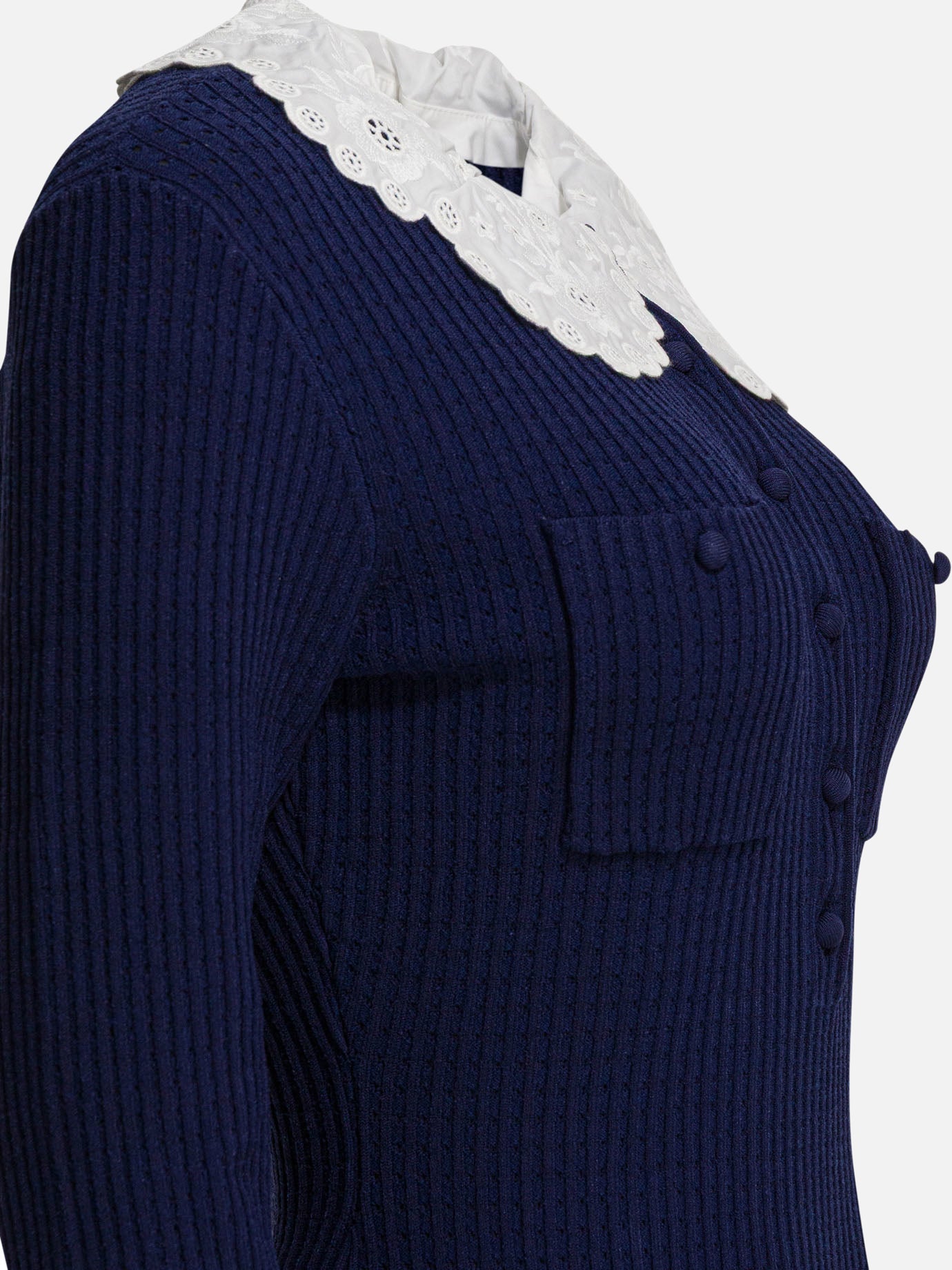 Abiti corti Solid colour  Blu - Self-portrait Donna | PDP | VIETTI Online Store | thumbnail_4