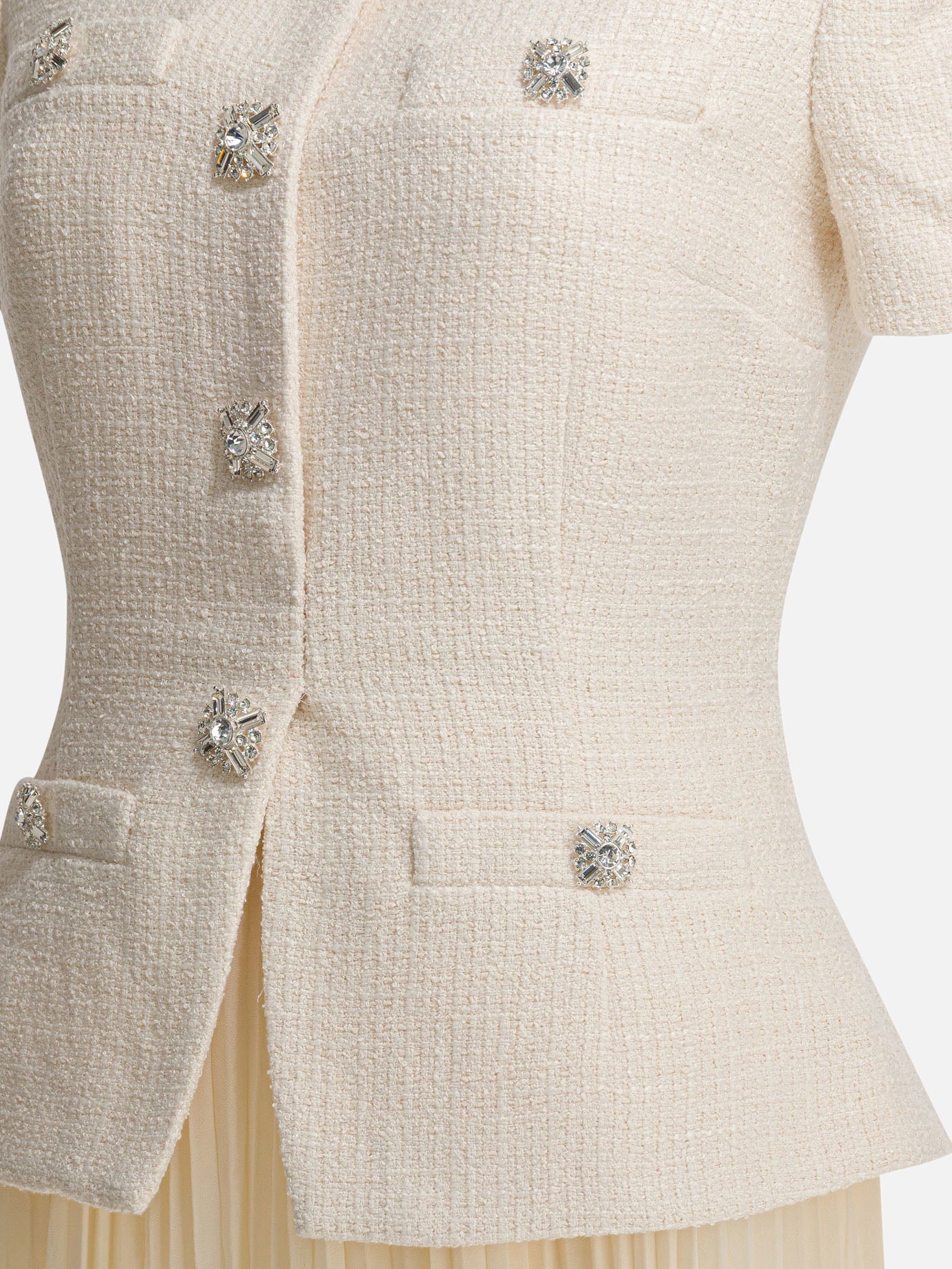 Midi dresses Solid colour  White - Self-portrait Women | PDP | VIETTI Online Store | Zoom-Modal_4
