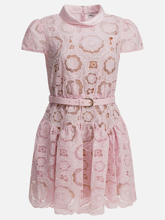 Mini dresses Solid colour  Pink - Self-portrait Women | PLP | VIETTI Online Store 
