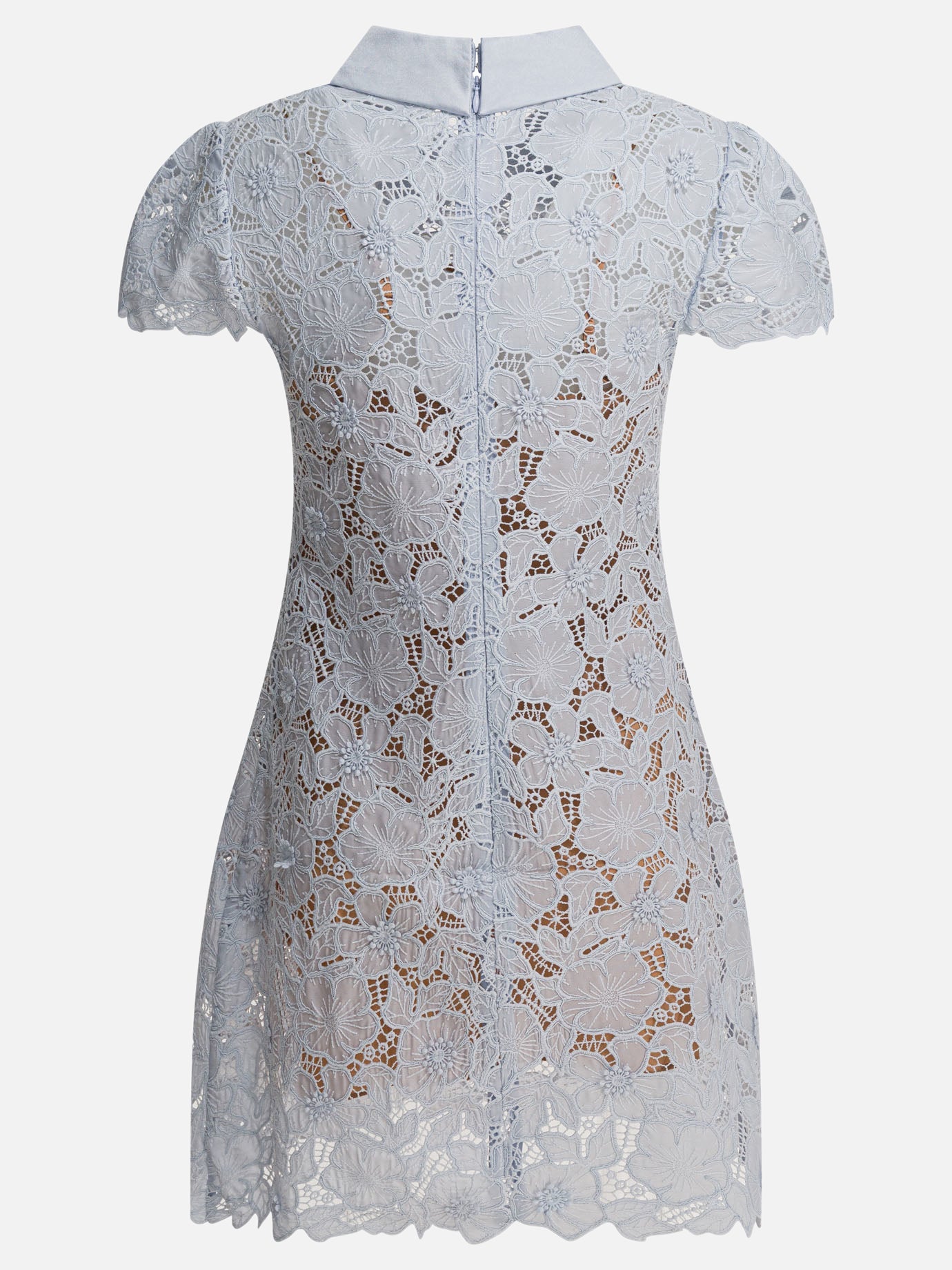 Mini dresses Solid colour  Blue - Self-portrait Women | PDP | VIETTI Online Store | thumbnail_2