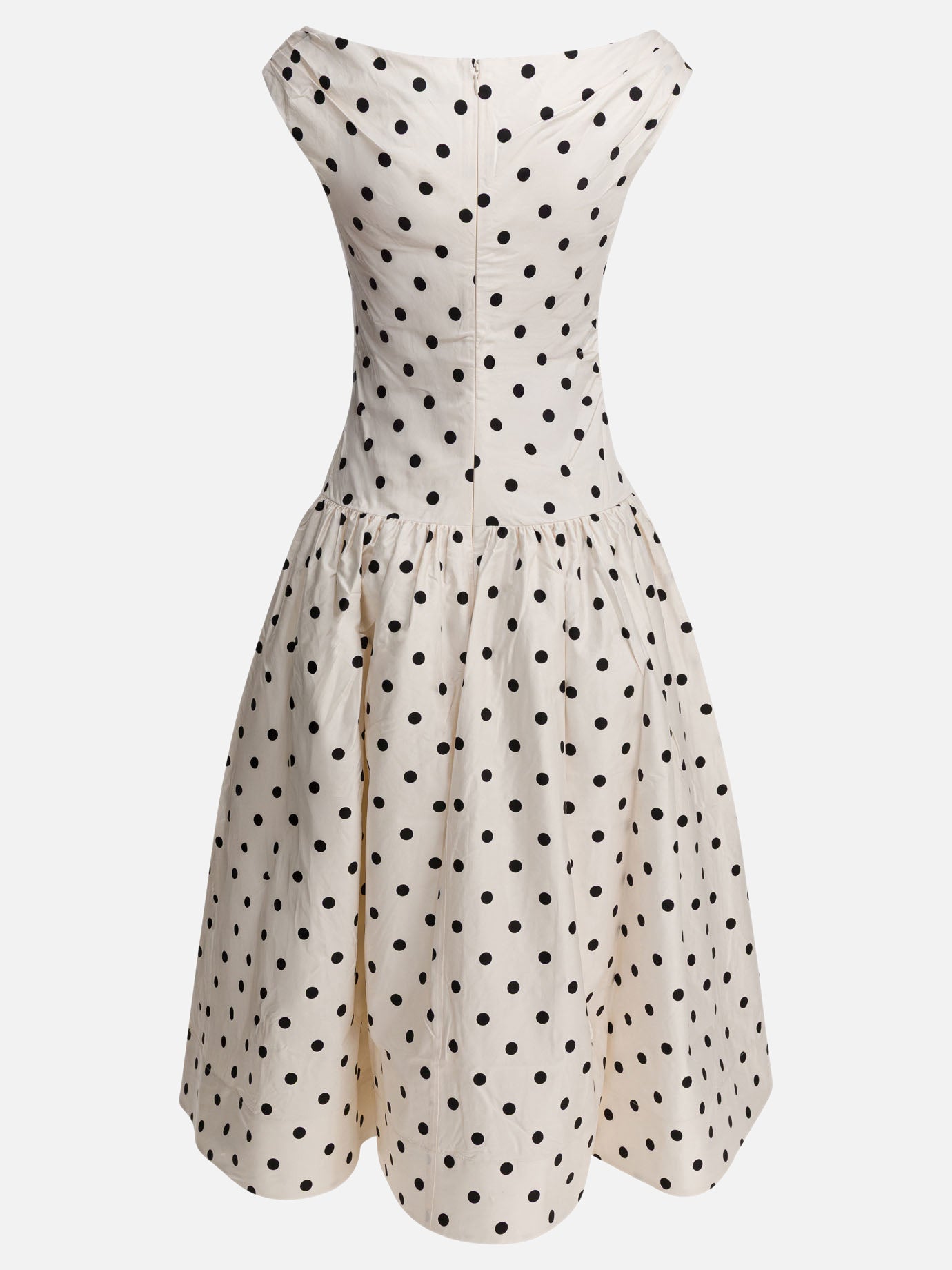 Abiti midi Polka dots  Bianco - Self-portrait Donna | PDP | VIETTI Online Store | thumbnail_2