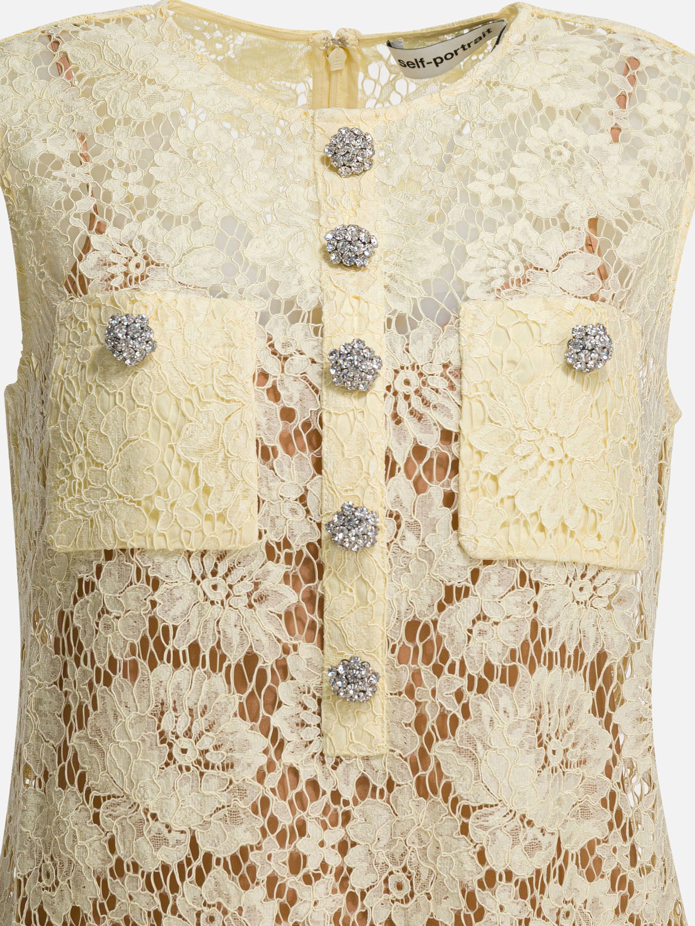 Abiti corti Solid colour  Giallo - Self-portrait Donna | PDP | VIETTI Online Store | Zoom-Modal_3
