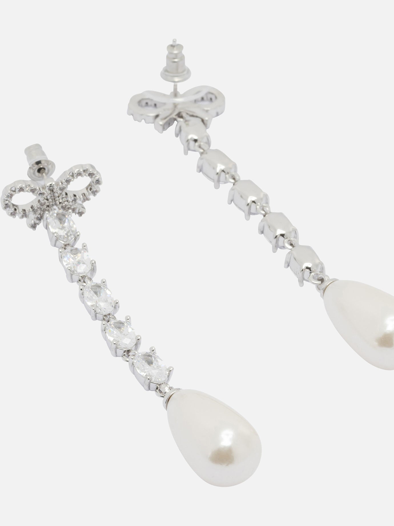 Earrings 100% brass  Silver - Self-portrait Women | PDP | VIETTI Online Store | Zoom-Modal_2
