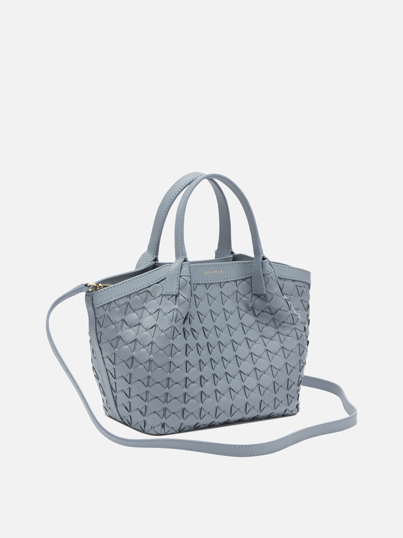 Small bags 100% nappa leather  Light blue - Serapian Women | PDP | VIETTI Online Store | Zoom-Modal_2
