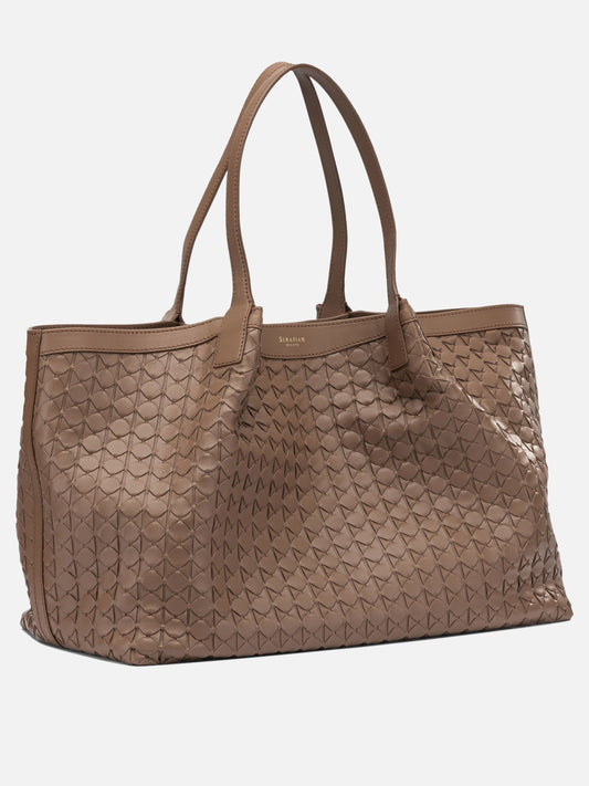Large bags 100% nappa leather  Brown - Serapian Women | PLP | VIETTI Online Store | 2
