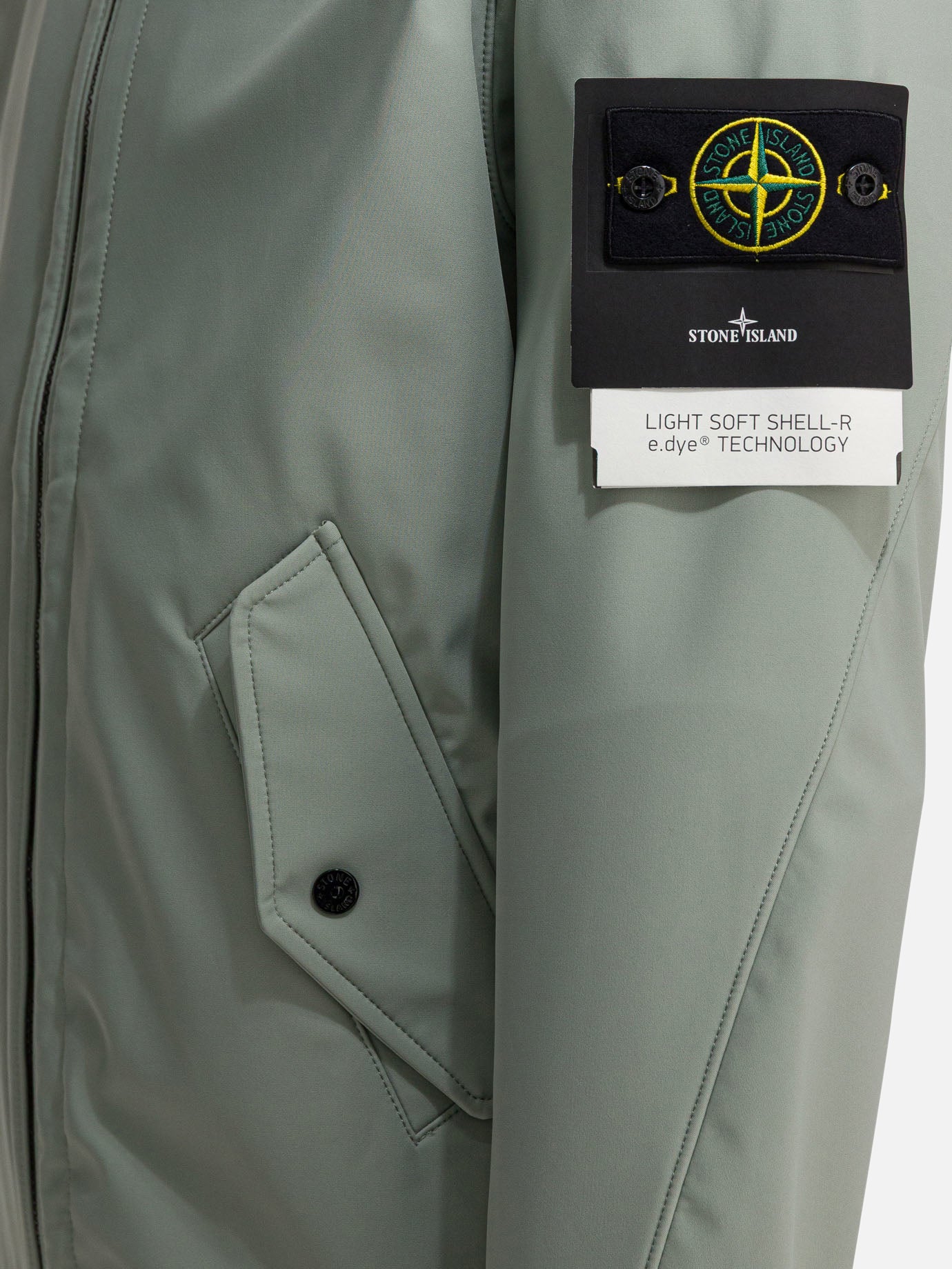 Raincoats & Trench coats Logo  Green - Stone Island Men | PDP | VIETTI Online Store | Zoom-Modal_3
