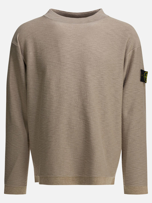 Crewnecks Logo  Beige - Stone Island Men | PDP | VIETTI Online Store 
