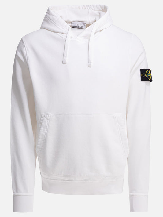 Hoodies Logo  White - Stone Island Men | PDP | VIETTI Online Store 
