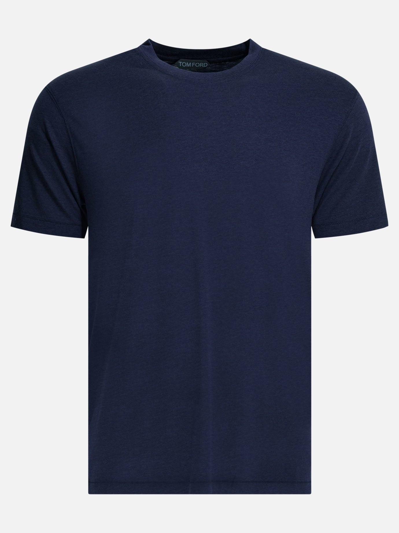 Crewneck t-shirts Solid colour  Blue - Tom Ford Men | PDP | VIETTI Online Store | Zoom-Modal_2
