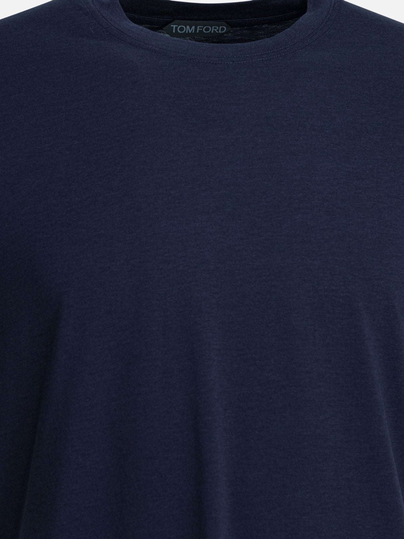 Crewneck t-shirts Solid colour  Blue - Tom Ford Men | PDP | VIETTI Online Store | Zoom-Modal_4
