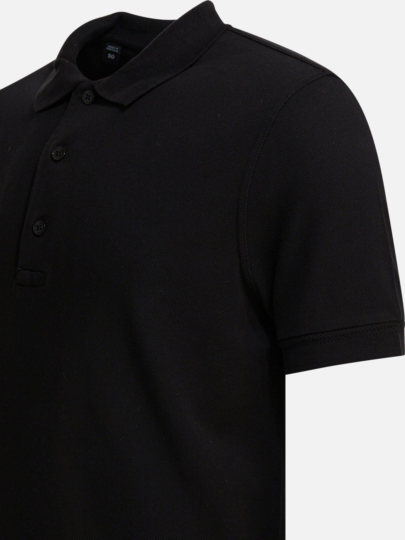 Polo shirts with buttons Solid colour  Black - Tom Ford Men | PDP | VIETTI Online Store | Zoom-Modal_4
