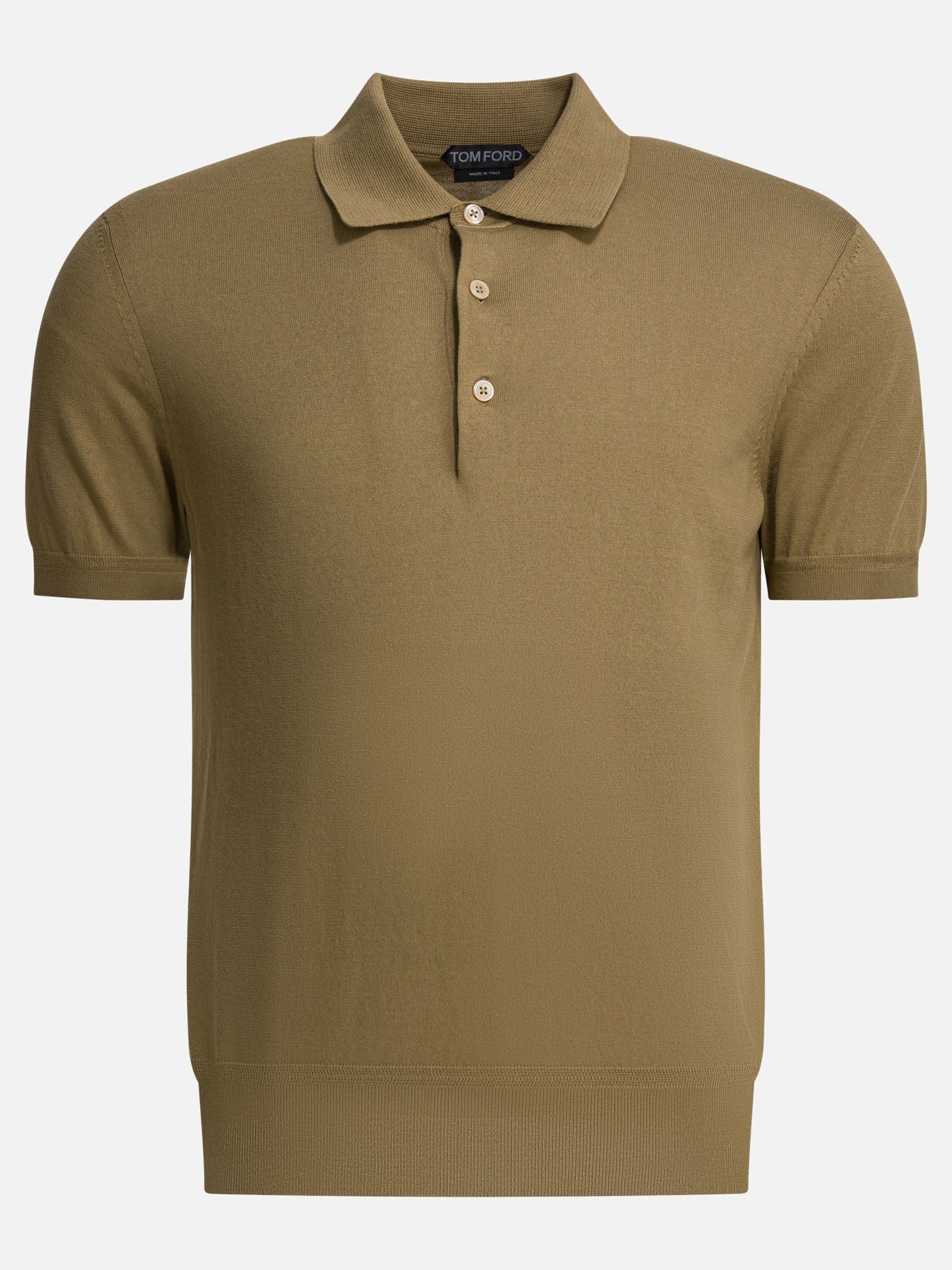 Polo shirts with buttons Solid colour  Beige - Tom Ford Men | PDP | VIETTI Online Store | Zoom-Modal
