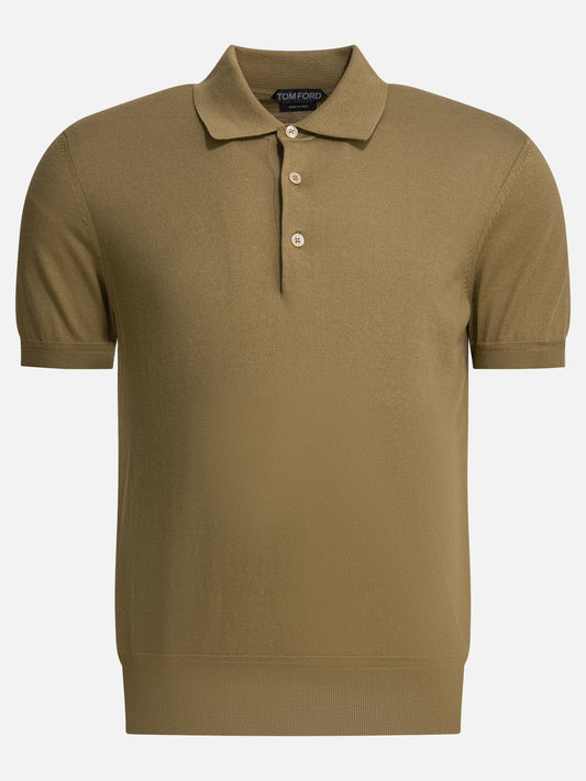 Polo shirts with buttons Solid colour  Beige - Tom Ford Men | PLP | VIETTI Online Store 
