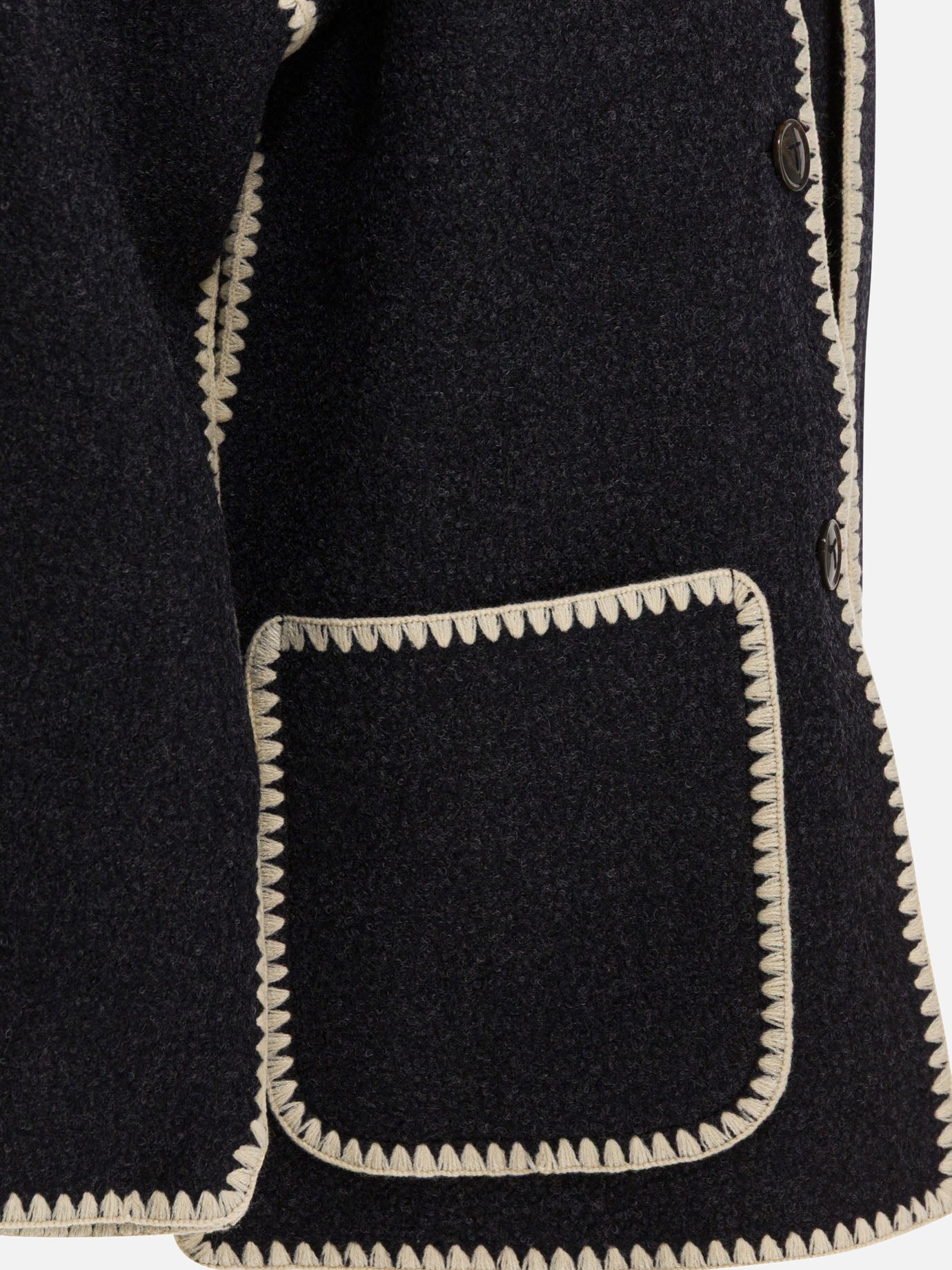 Cappotti corti Solid colour  Grigio - Toteme Donna | PDP | VIETTI Online Store | Zoom-Modal_4
