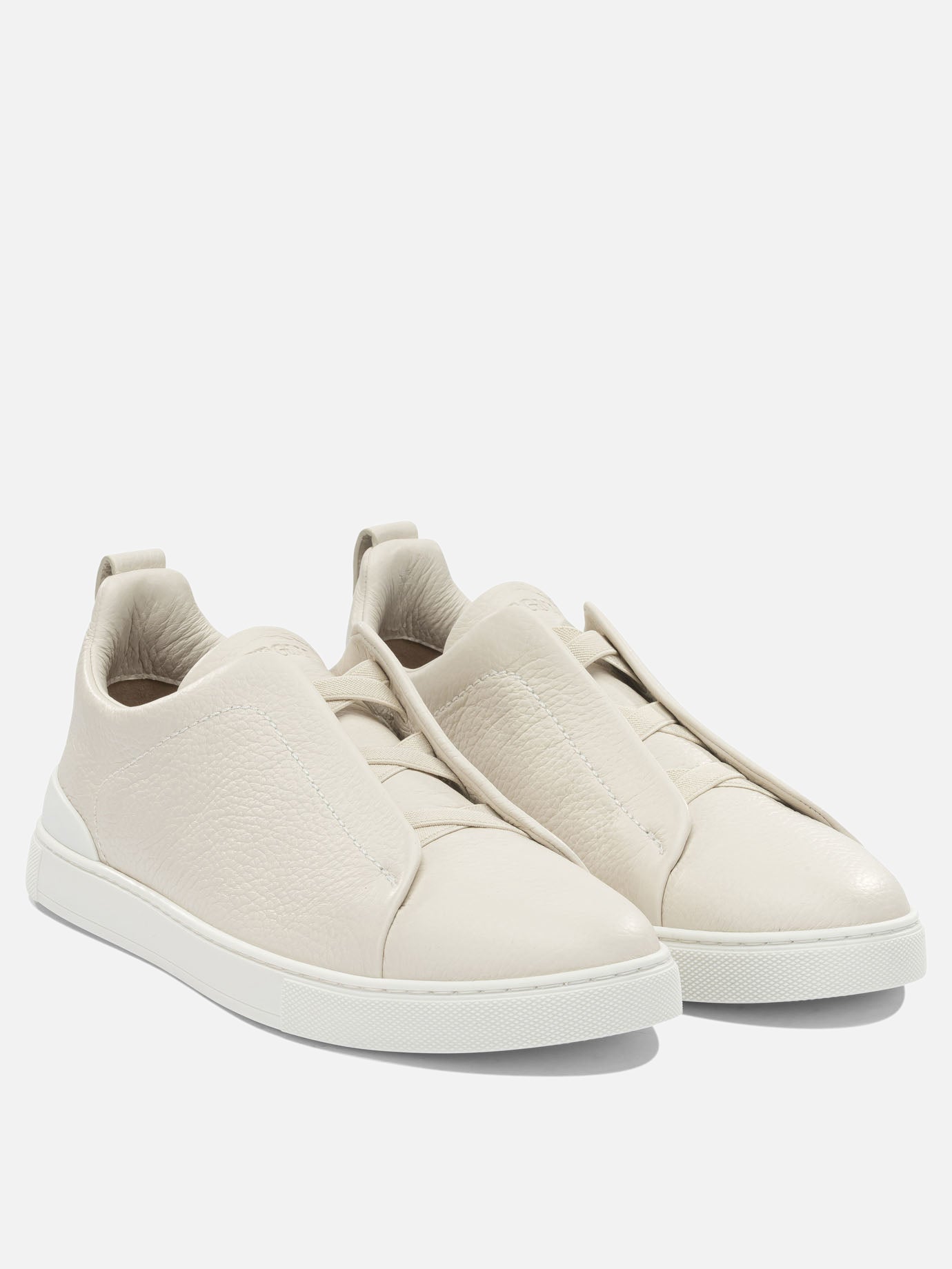 Sneaker basse 100% leather - 100% rubber  Bianco - Zegna Uomo | PDP | VIETTI Online Store | Zoom-Modal_2
