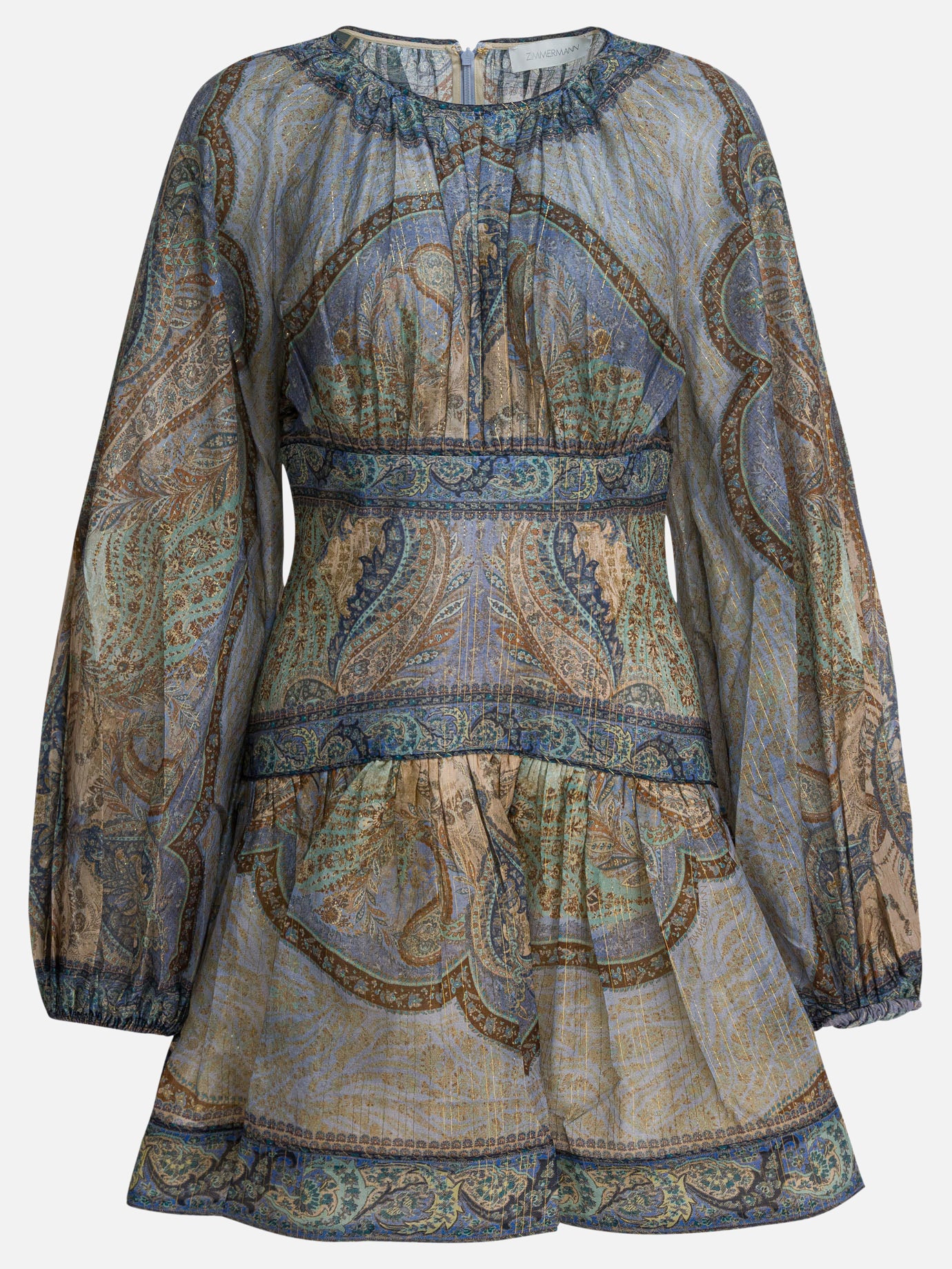 Abiti corti Paisley  Blu - Zimmermann Donna | PDP | VIETTI Online Store | Zoom-Modal
