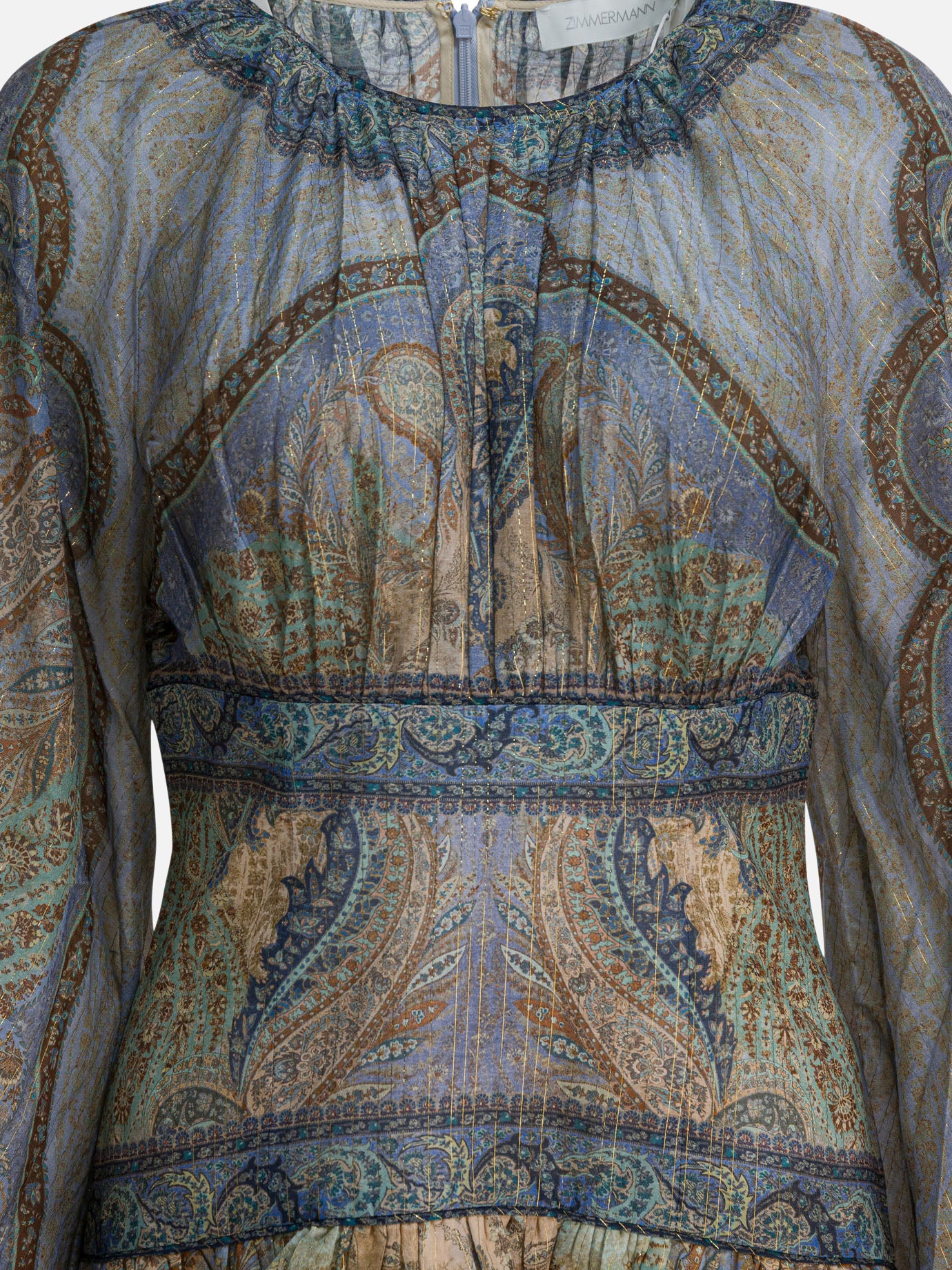 Abiti corti Paisley  Blu - Zimmermann Donna | PDP | VIETTI Online Store | Zoom-Modal_3

