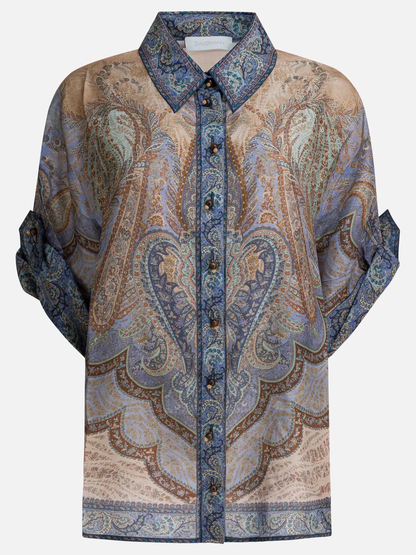 Camicie casual Paisley  Azzurro - Zimmermann Donna | PDP | VIETTI Online Store | thumbnail