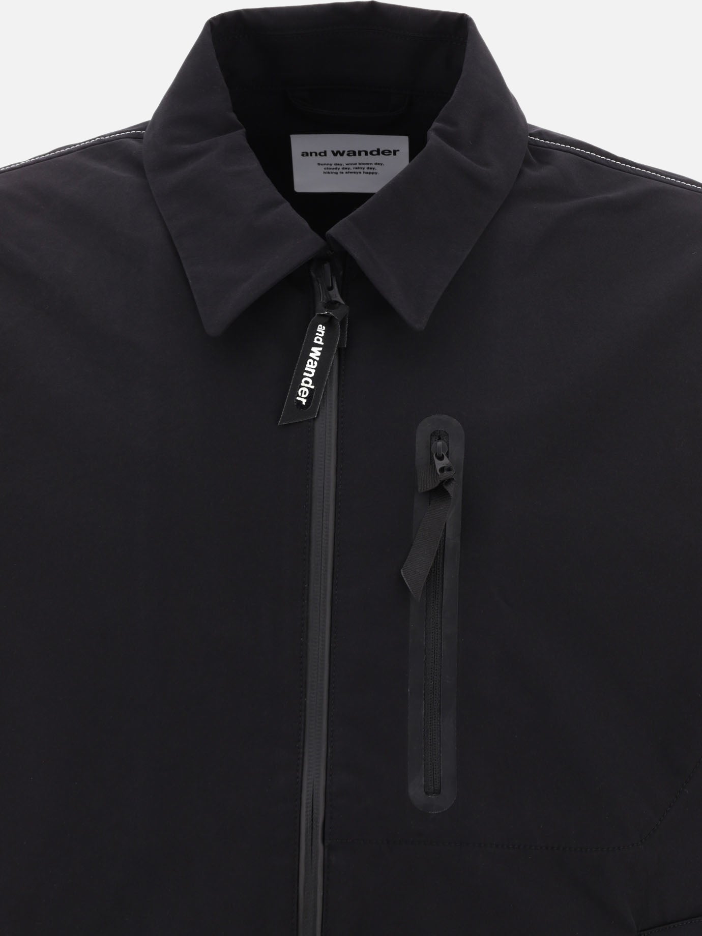 Giacche leggere & Trapuntate 100% polyester  Nero - and Wander Uomo | PDP | VIETTI Online Store | thumbnail_3