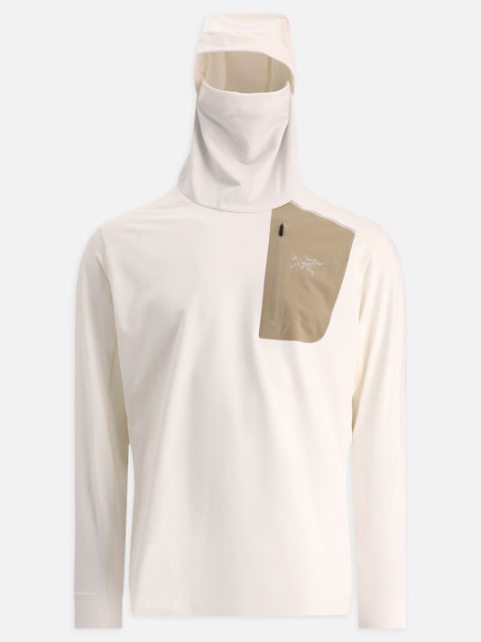 Felpe con cappuccio 84% polyester 16% elastane  Bianco - Arc'teryx Uomo | PLP | VIETTI Online Store 
