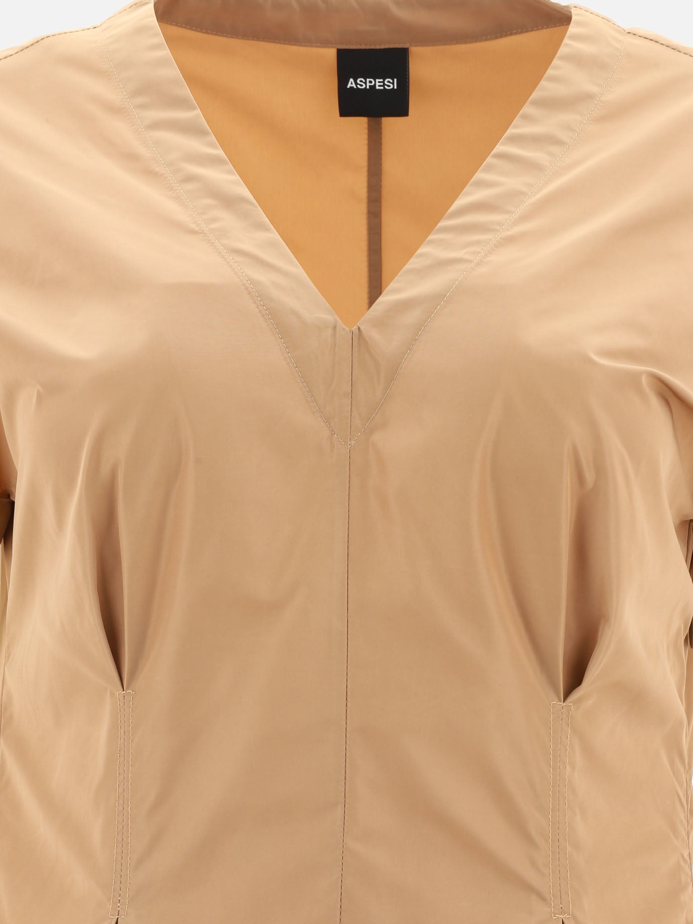 Long dresses 100% poliestere  Beige - Aspesi Women | PDP | VIETTI Online Store | Zoom-Modal_3
