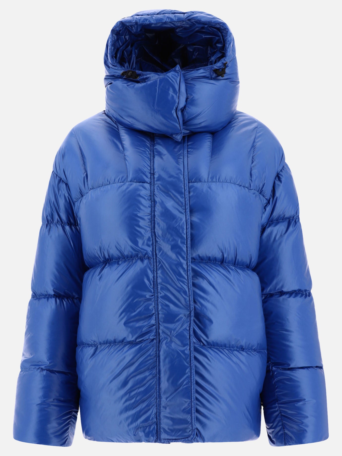 Down jackets 100% polyamide - Padding: down and feathers  Blue - Aspesi Women | PDP | VIETTI Online Store | thumbnail
