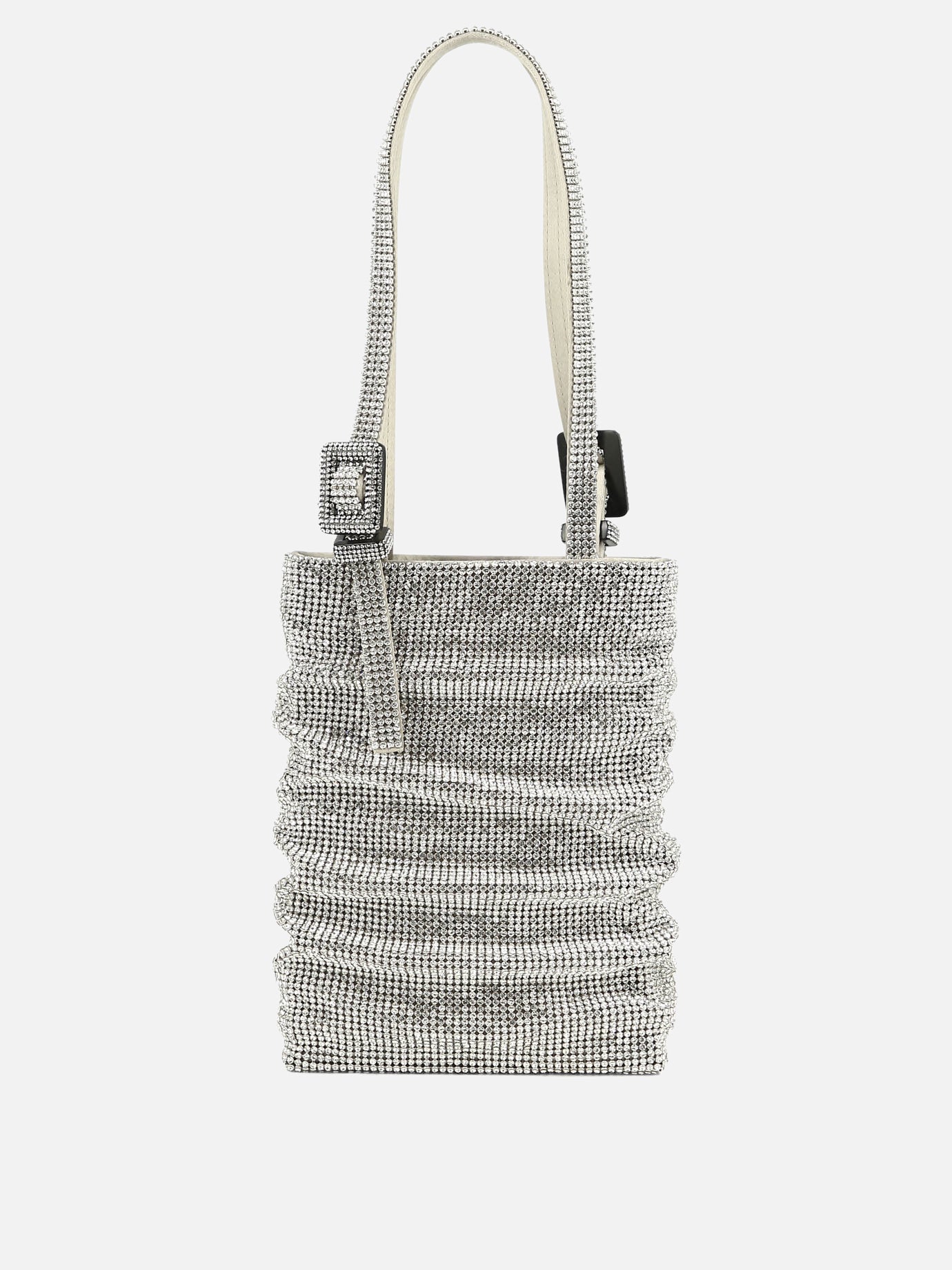 Small bags 100% aluminium mesh  Silver - Benedetta Bruzziches Women | PDP | VIETTI Online Store | Zoom-Modal_3
