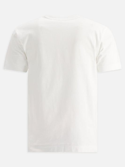 T-shirt girocollo 100% cotton  Bianco - Comme Des Garçons Play Uomo | PLP | VIETTI Online Store | 2

