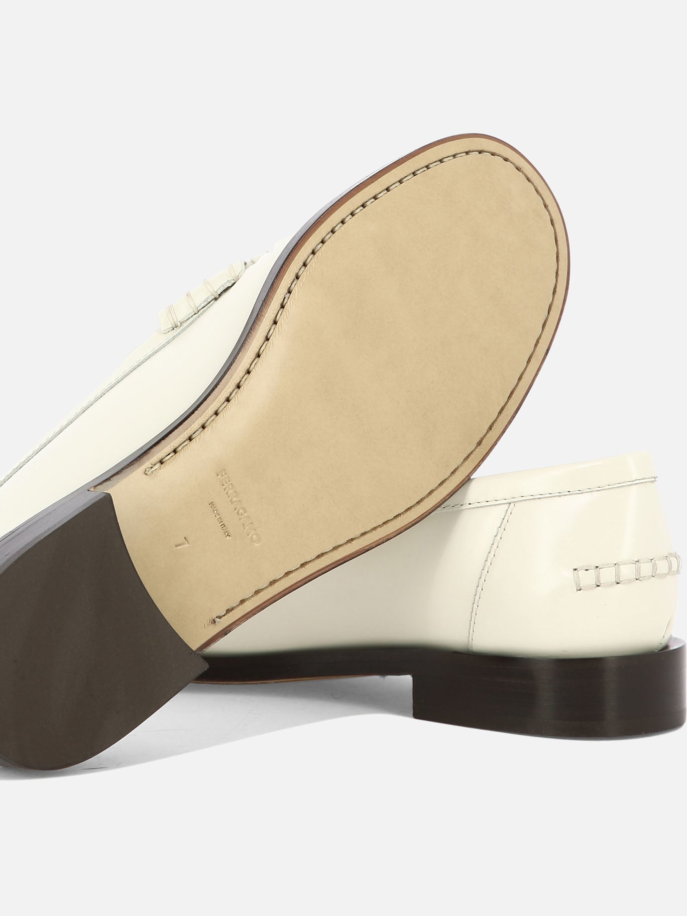 Loafers 0763991  White - Ferragamo Women | PDP | VIETTI Online Store | thumbnail_5