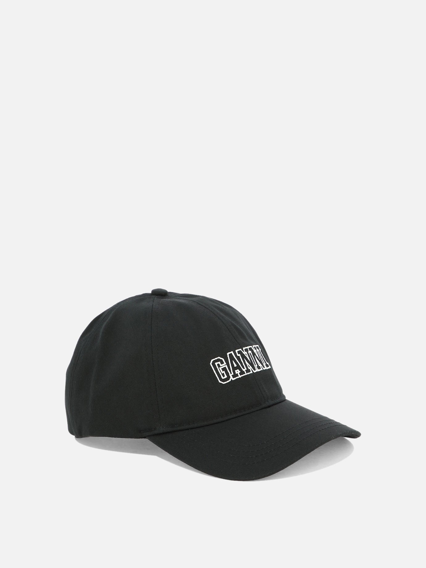 Baseball caps 100% cotone organico  Black - Ganni Women | PDP | VIETTI Online Store | Zoom-Modal_2
