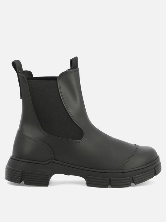 "City Recycled Rubber" ankle boots