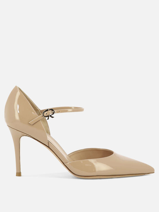 Décolleté 100% pelle verniciata - 100% cuoio  Rosa - Gianvito Rossi Donna | PLP | VIETTI Online Store 
