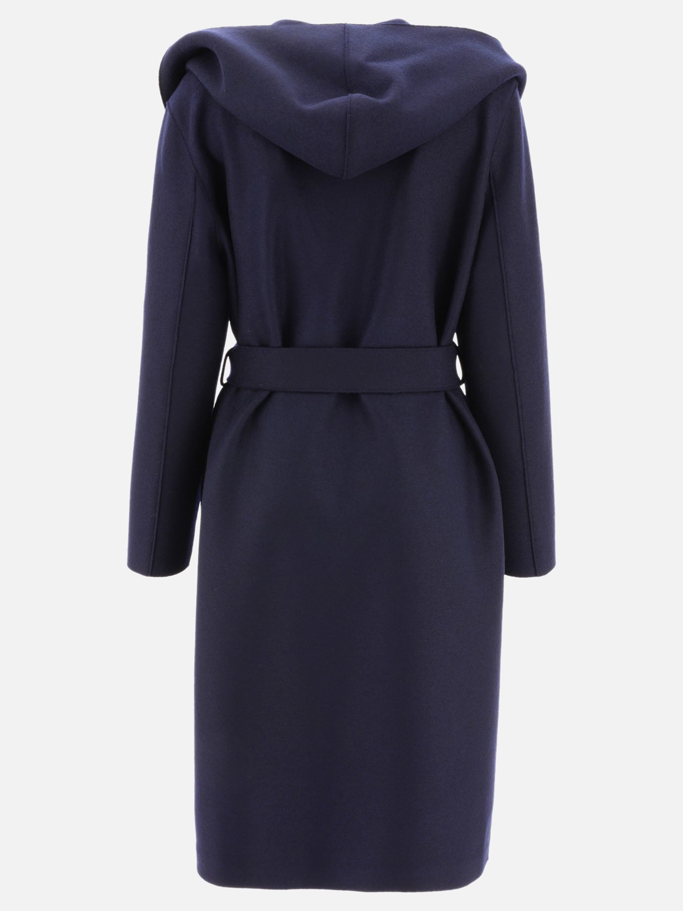Cappotti lunghi 100% virgin wool  Blu - Harris Wharf London Donna | PDP | VIETTI Online Store | thumbnail_2
