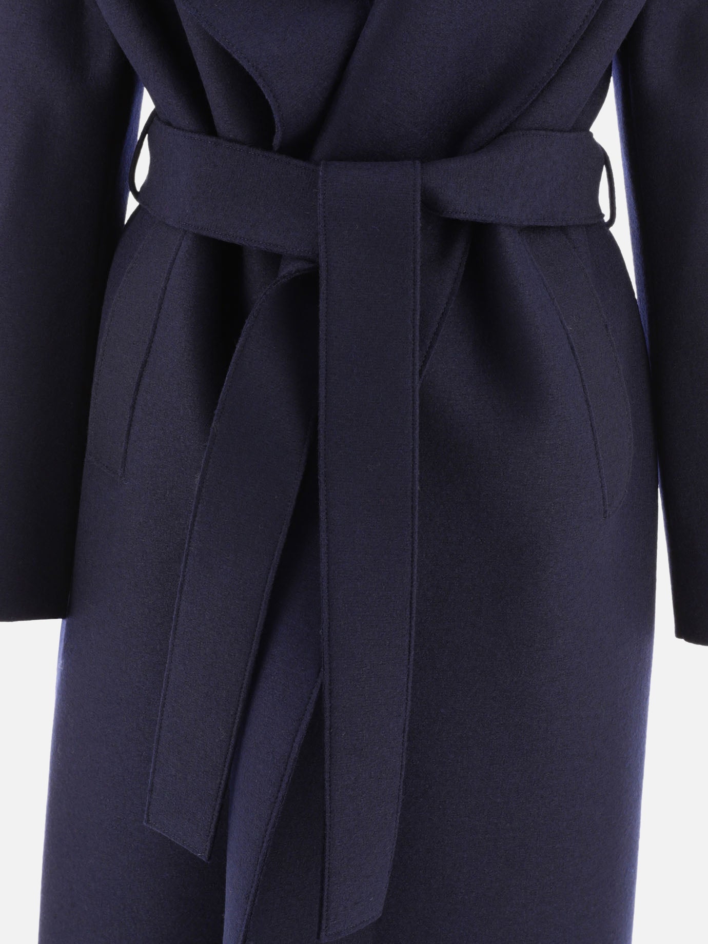 Cappotti lunghi 100% virgin wool  Blu - Harris Wharf London Donna | PDP | VIETTI Online Store | Zoom-Modal_3

