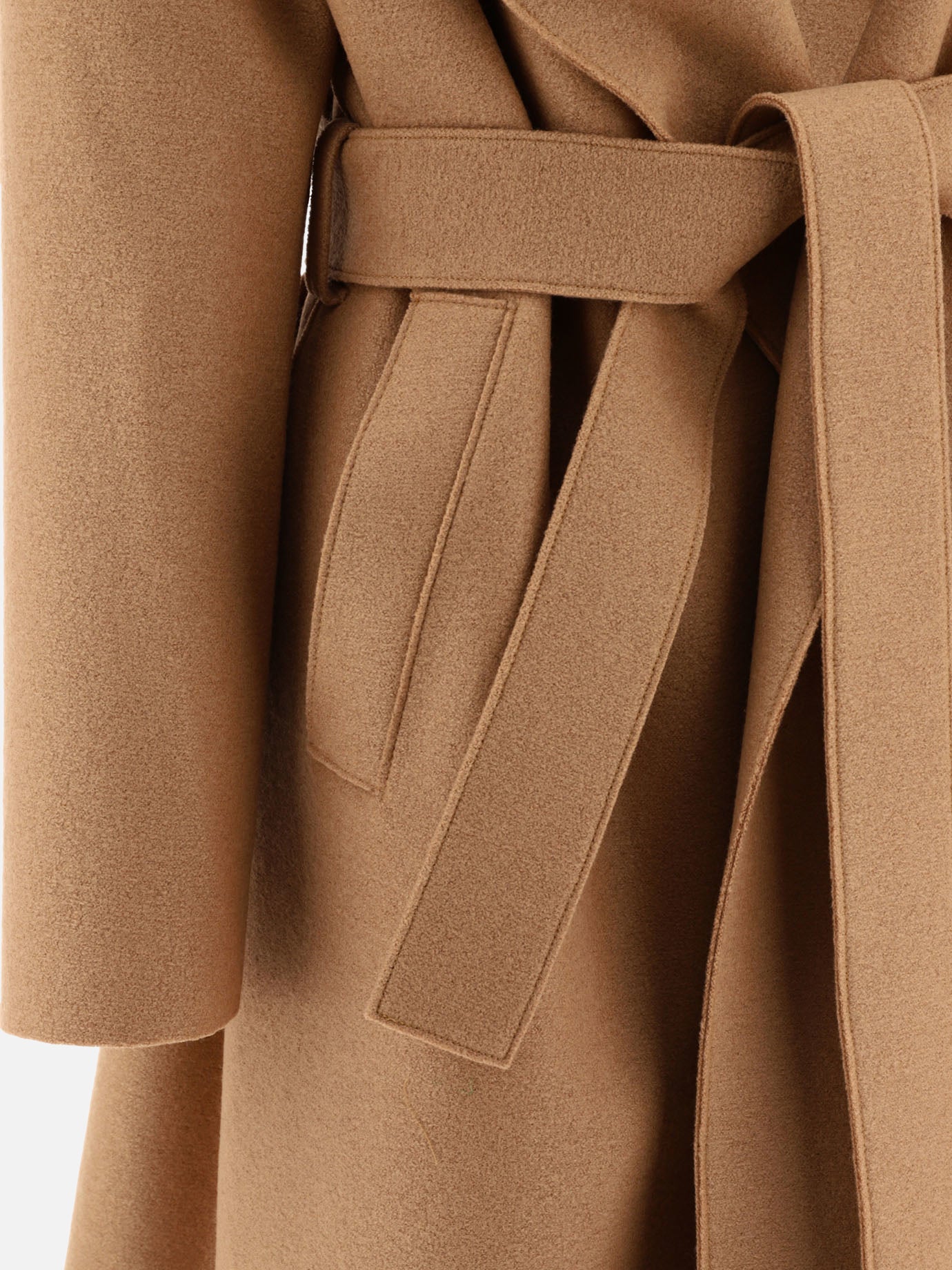 Cappotti lunghi 100% virgin wool  Beige - Harris Wharf London Donna | PDP | VIETTI Online Store | Zoom-Modal_4
