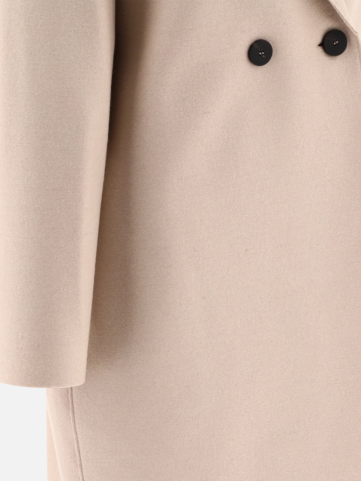 Cappotti lunghi 100% virgin wool  Beige - Harris Wharf London Donna | PDP | VIETTI Online Store | thumbnail_4