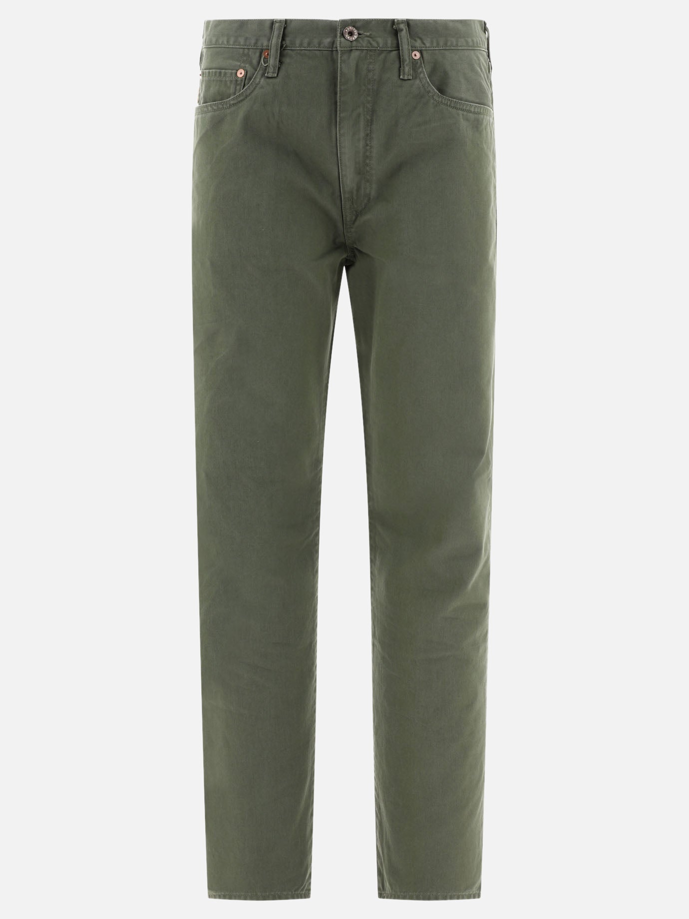Leisure trousers 100% cotone  Green - KAPITAL Men | PDP | VIETTI Online Store | Zoom-Modal
