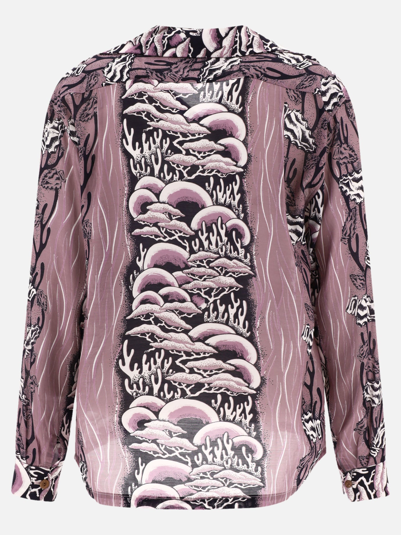 Camicie casual 96% rayon 4% seta  Viola - KAPITAL Uomo | PDP | VIETTI Online Store | thumbnail_2