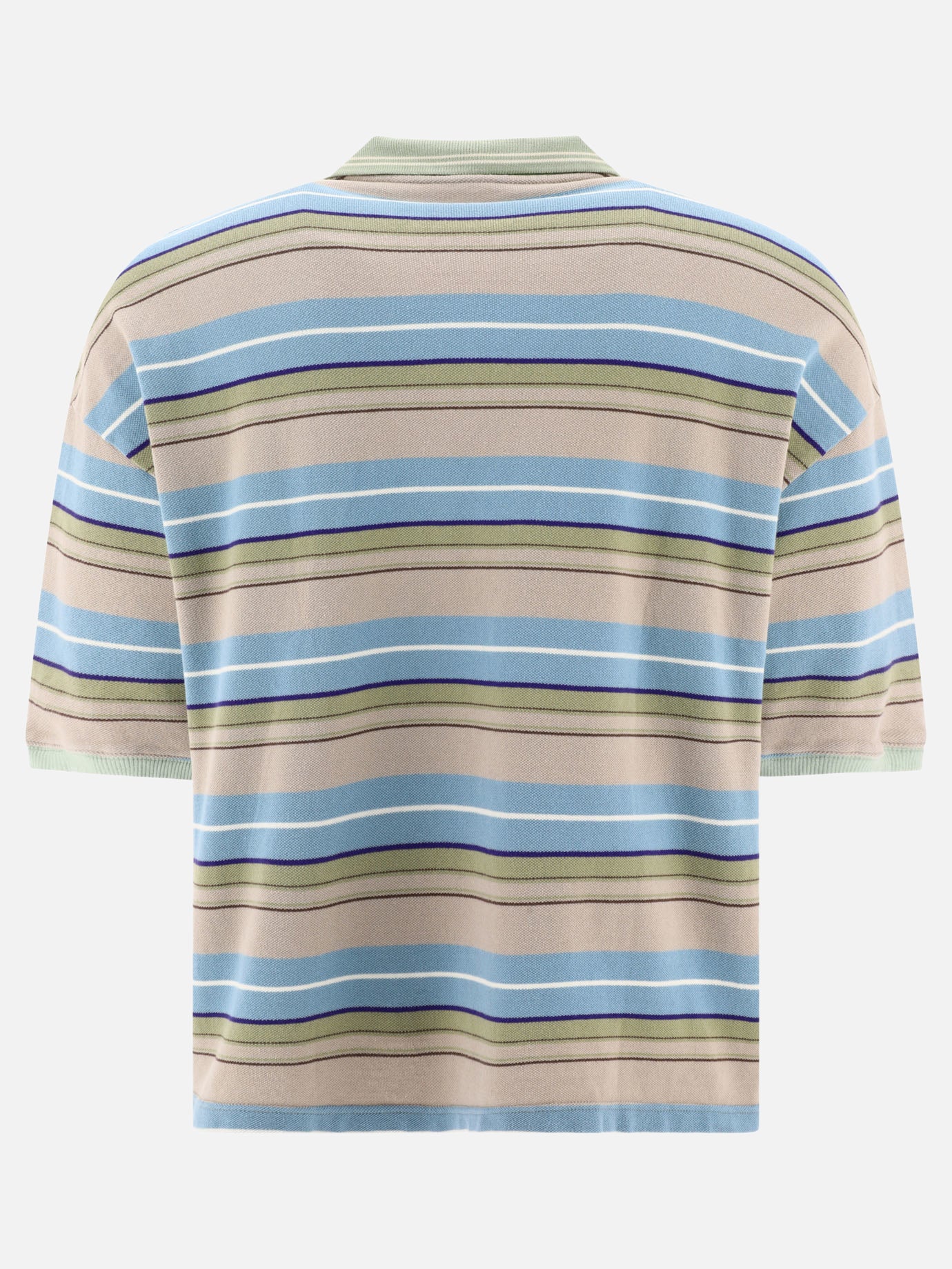 Polo con bottoni 100% cotone  Beige - KAPITAL Uomo | PDP | VIETTI Online Store | thumbnail_2