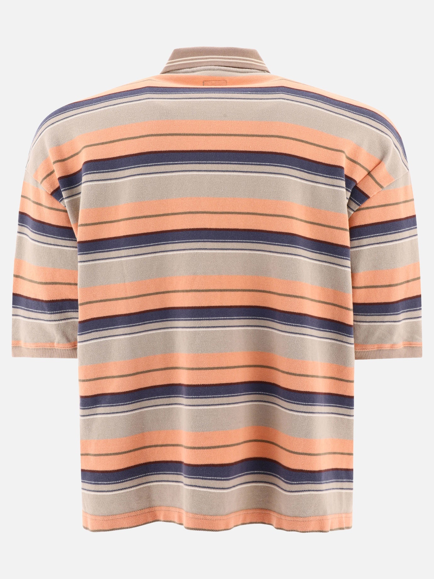 Polo con bottoni 100% cotone  Arancione - KAPITAL Uomo | PDP | VIETTI Online Store | Zoom-Modal_2
