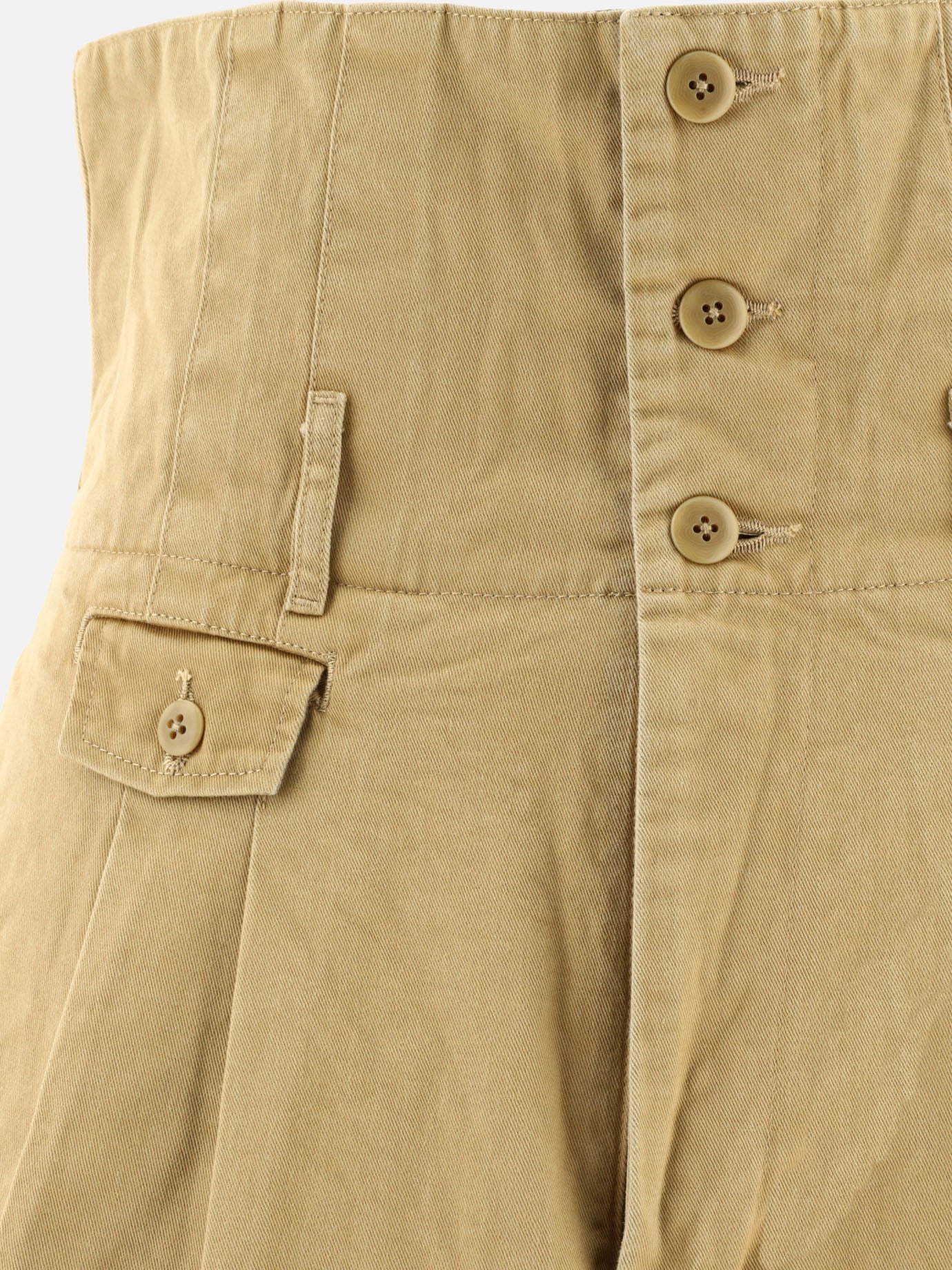 Formal shorts 100% cotone  Beige - KAPITAL Men | PDP | VIETTI Online Store | Zoom-Modal_3
