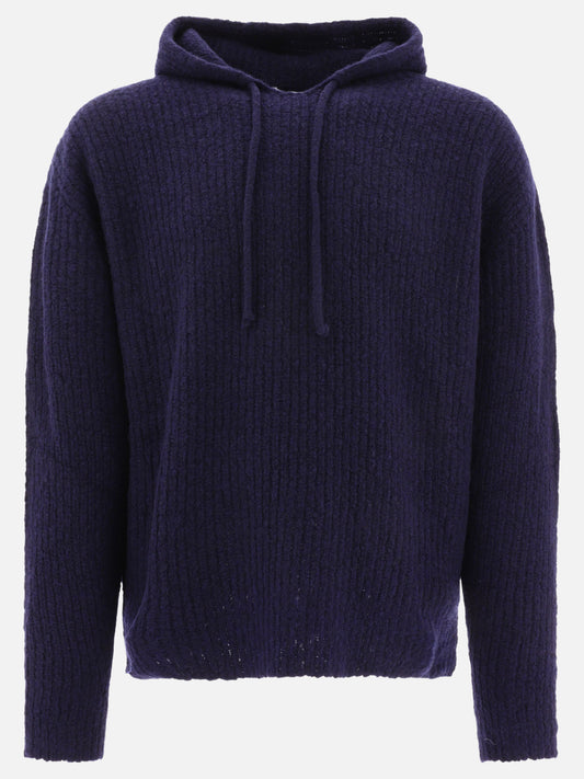 Maglioni con cappuccio 57% wool 28% cashmere 15% polyamide  Blu - Lardini Uomo | PLP | VIETTI Online Store 
