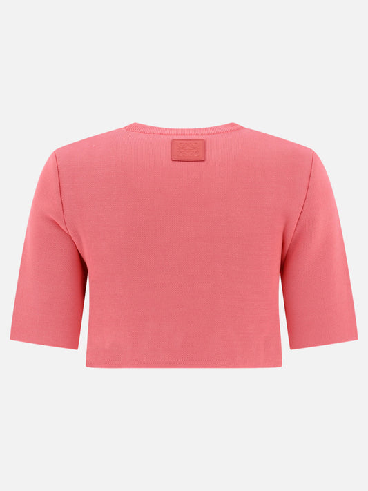 Crop top 49% viscose 29% cotton 19% polyamide 1% leather  Rosa - Loewe Donna | PLP | VIETTI Online Store | 2
