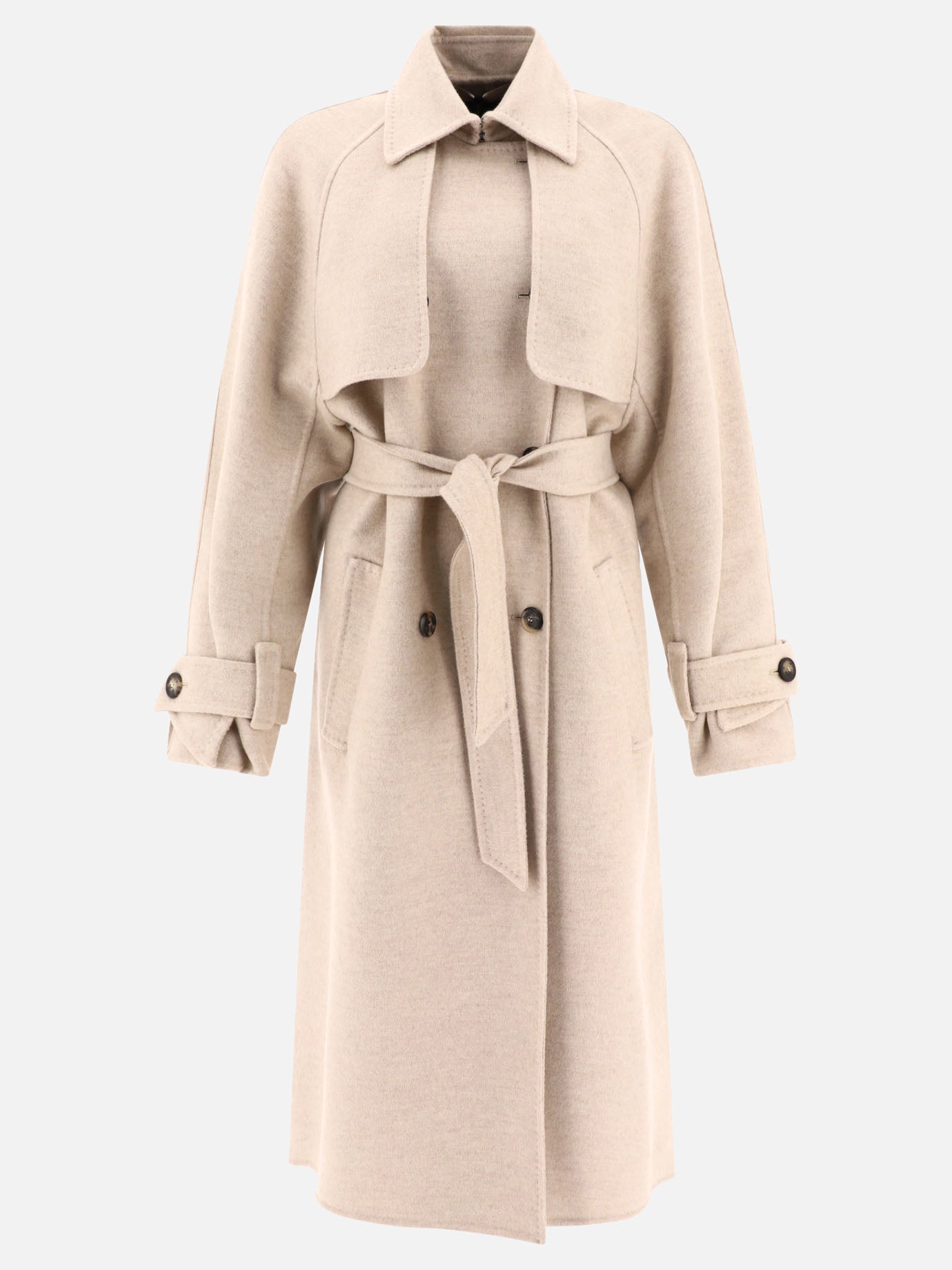 "Falco" cashmere trench coat