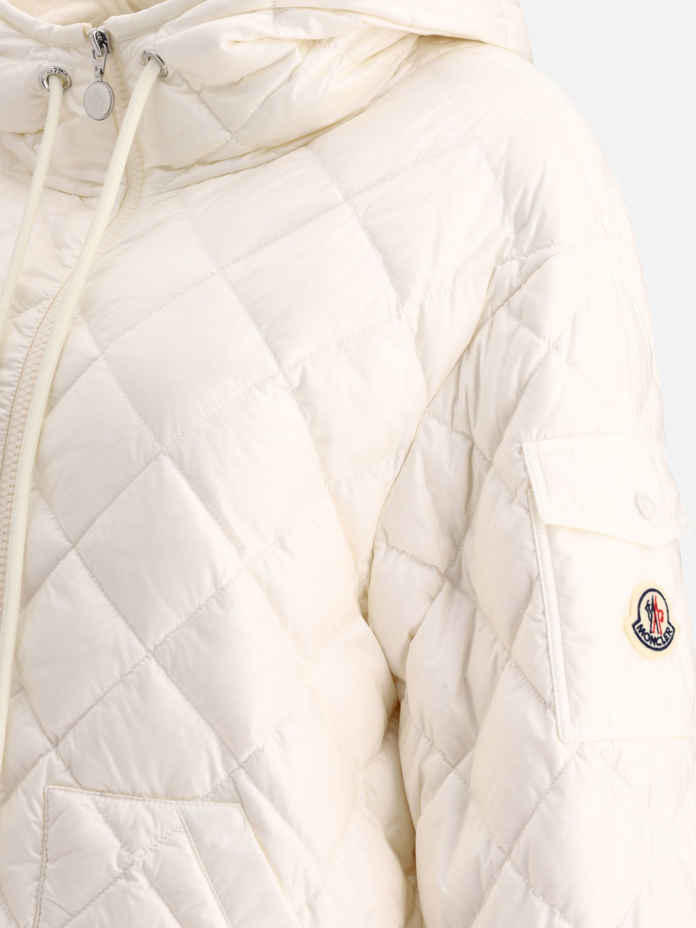 Giacche leggere & Trapuntate 100% poliammide - Imbottitura: piumino e piuma  Bianco - Moncler Donna | PDP | VIETTI Online Store | Zoom-Modal_4

