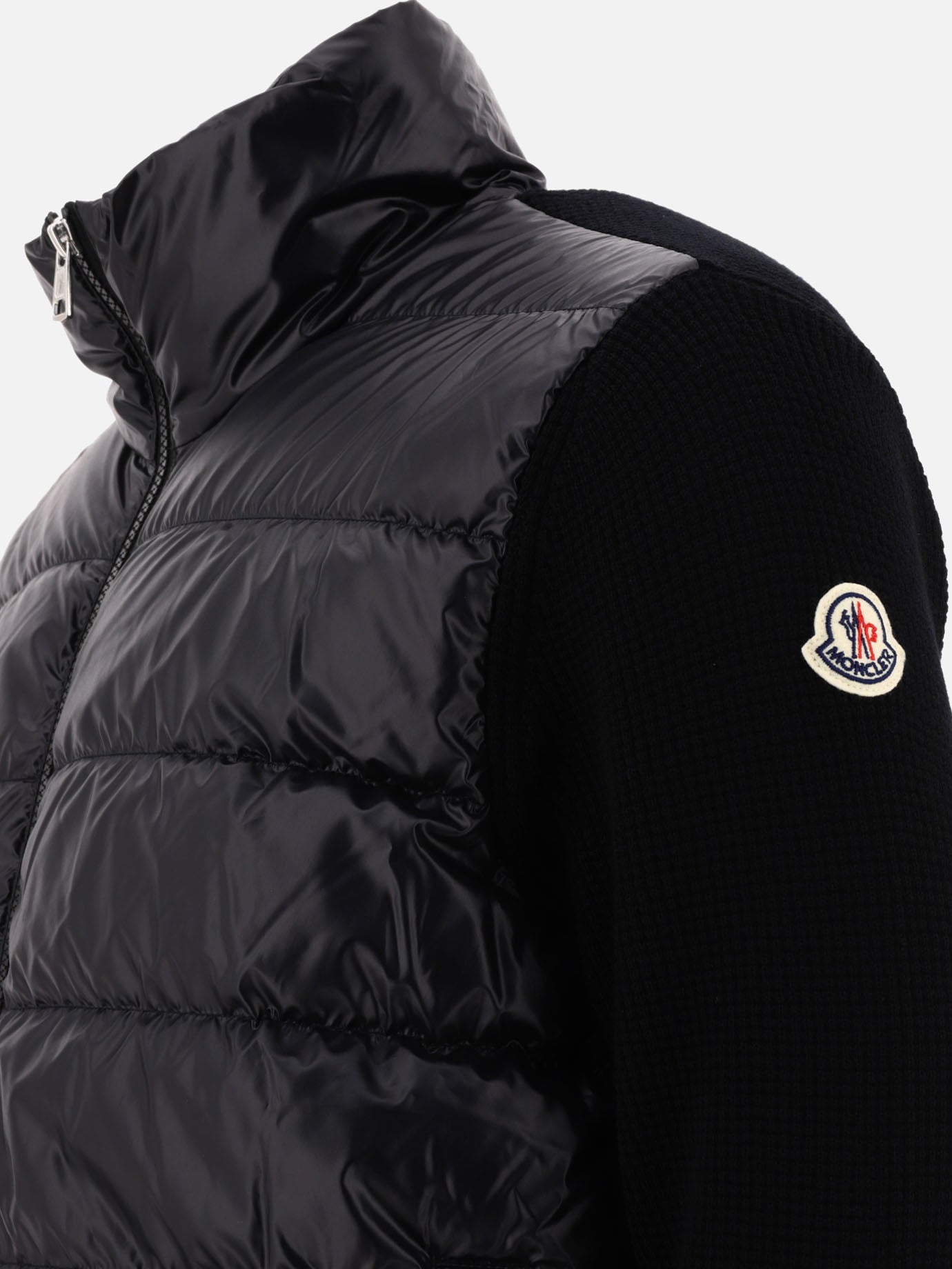 Piumini corti 100% poliestere - Imbottitura: piumino e piuma  Nero - Moncler Uomo | PDP | VIETTI Online Store | thumbnail_4