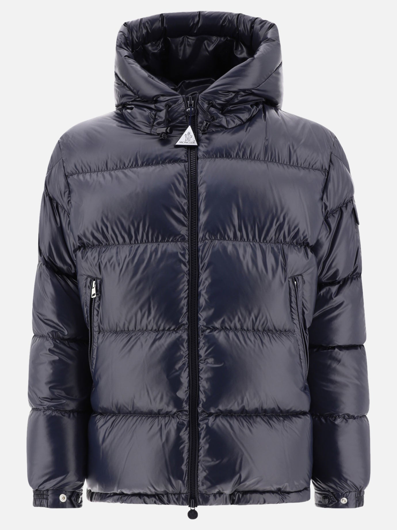 Piumini corti 100% polyamide - Padding: down and feathers  Blu - Moncler Uomo | PDP | VIETTI Online Store | thumbnail