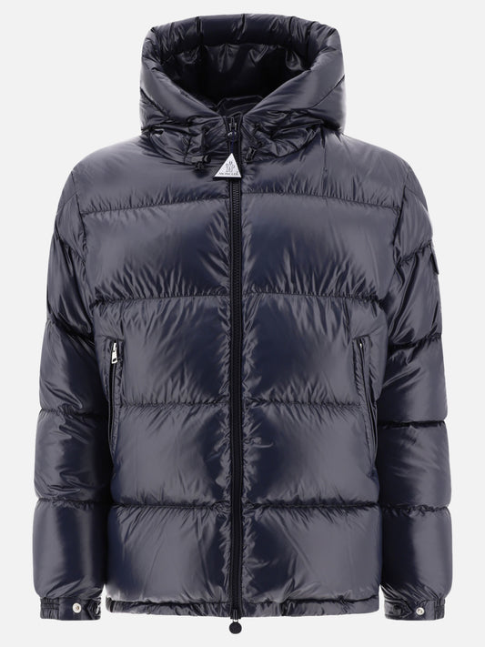 Piumini corti 100% polyamide - Padding: down and feathers  Blu - Moncler Uomo | PLP | VIETTI Online Store 
