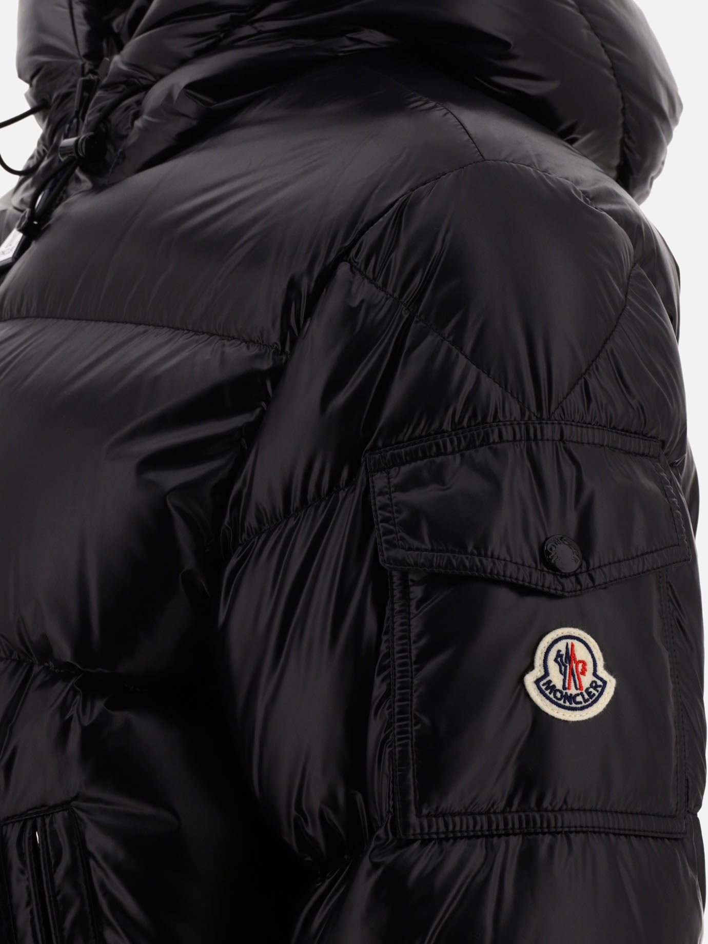 Piumini corti 100% poliammide - Imbottitura: piumino e piuma  Nero - Moncler Uomo | PDP | VIETTI Online Store | thumbnail_4