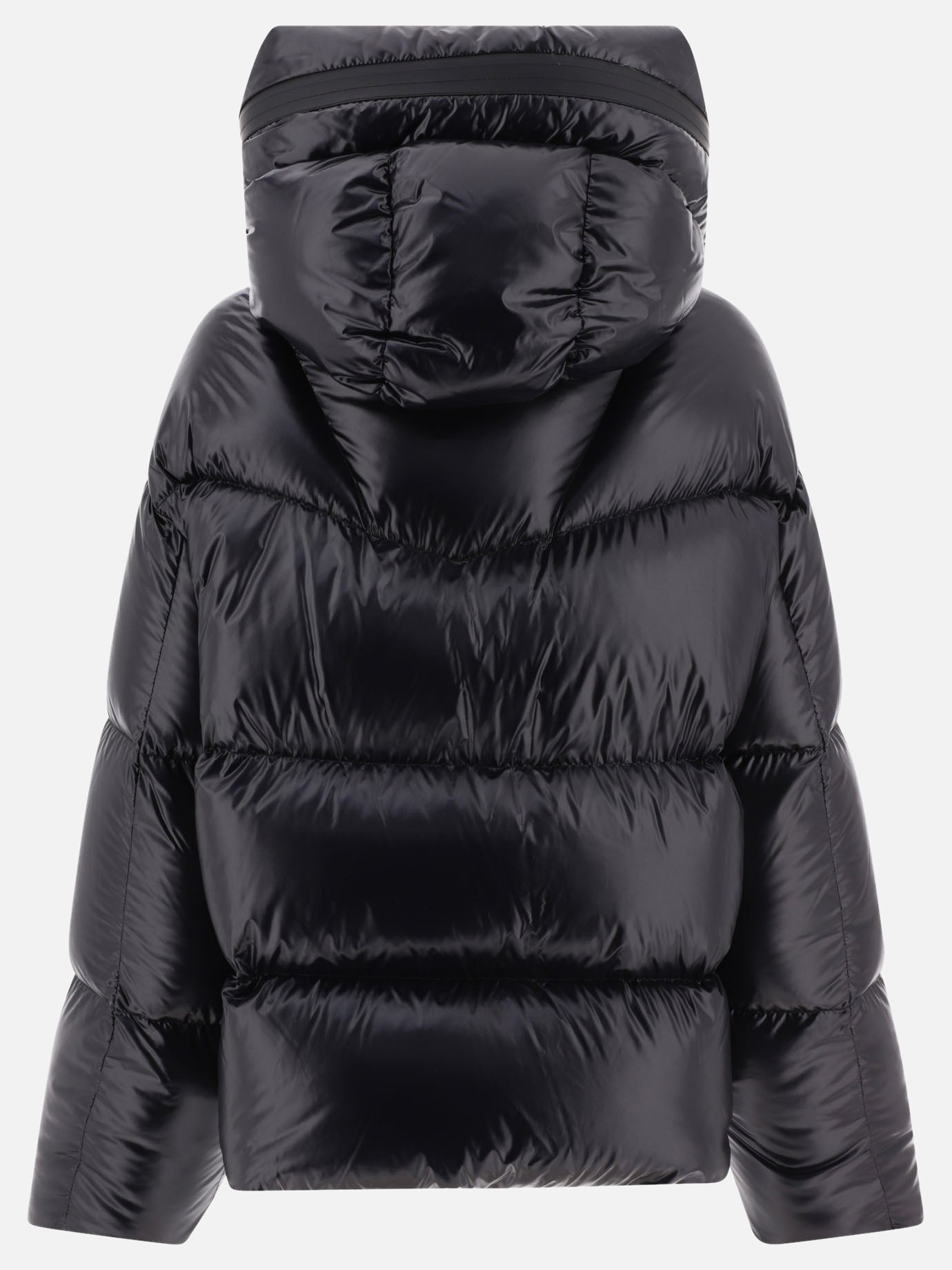 Piumini corti 100% poliammide - Imbottitura: piumino e piuma  Nero - Moncler Donna | PDP | VIETTI Online Store | thumbnail_2